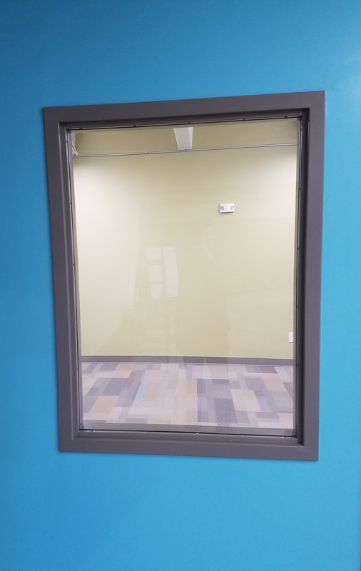 Borrowed lite frame in an interior wall - Sandusky, OH