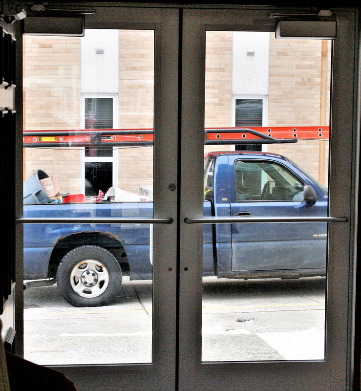 Dark bronze storefront doors - Cleveland, OH