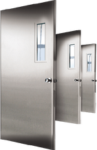 Commercial specialty door product for a demanding opening